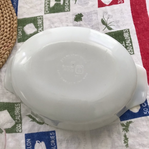 ANCHOR HOCKING OVAL BAKING DISH LID VINTAGE SPICE - Picture 7 of 15